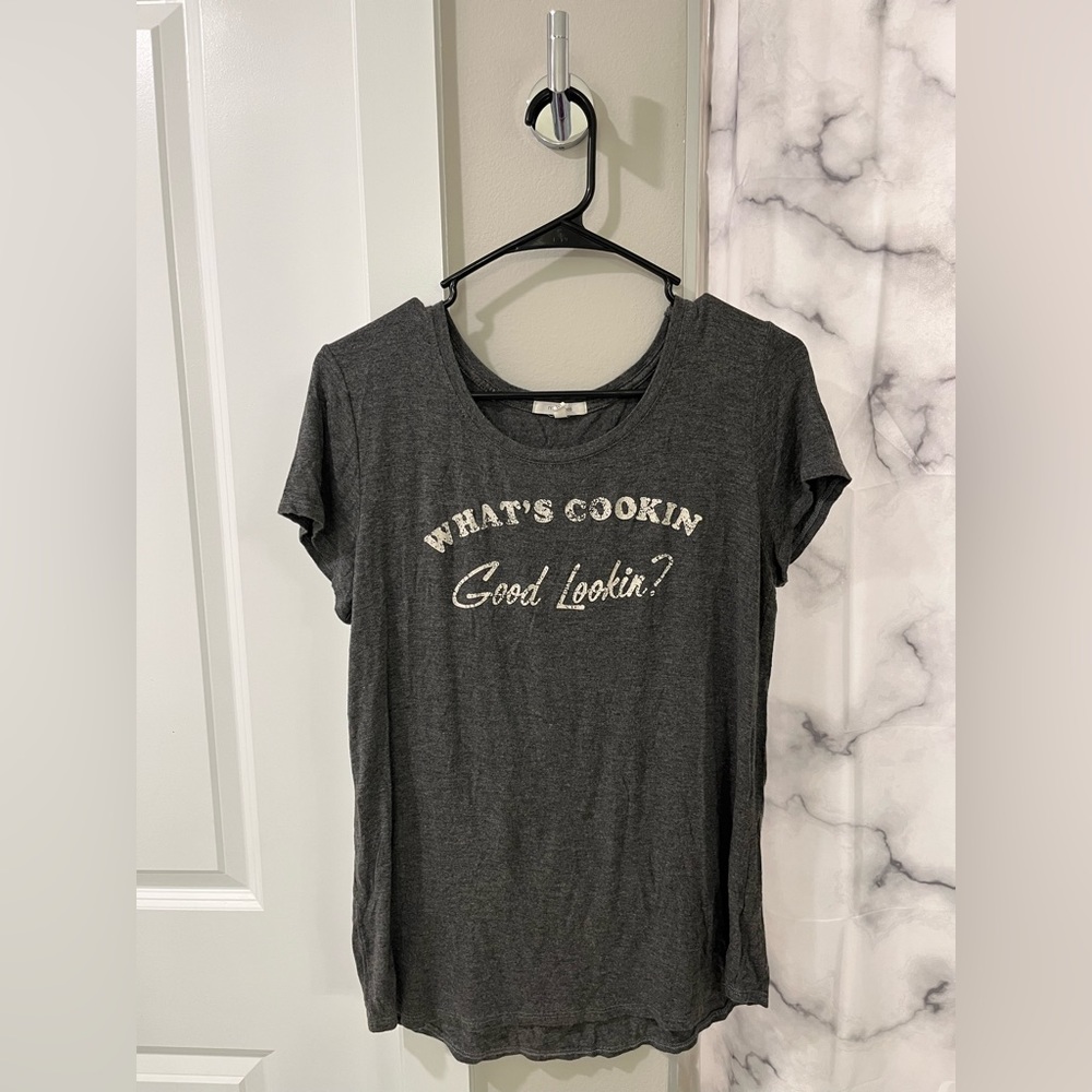 Maurices Gray Slogan Tshirt